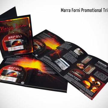 Marra Forni trifold brochure.