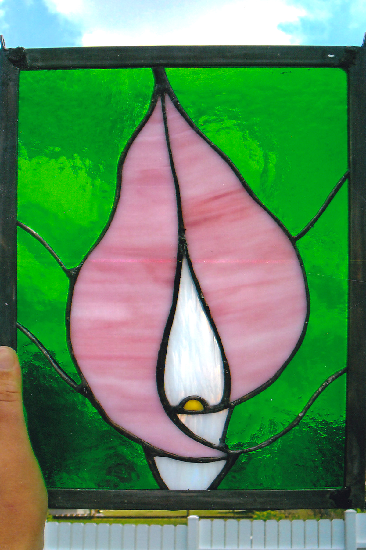 stained glass calla lily – Randie Hovatter
